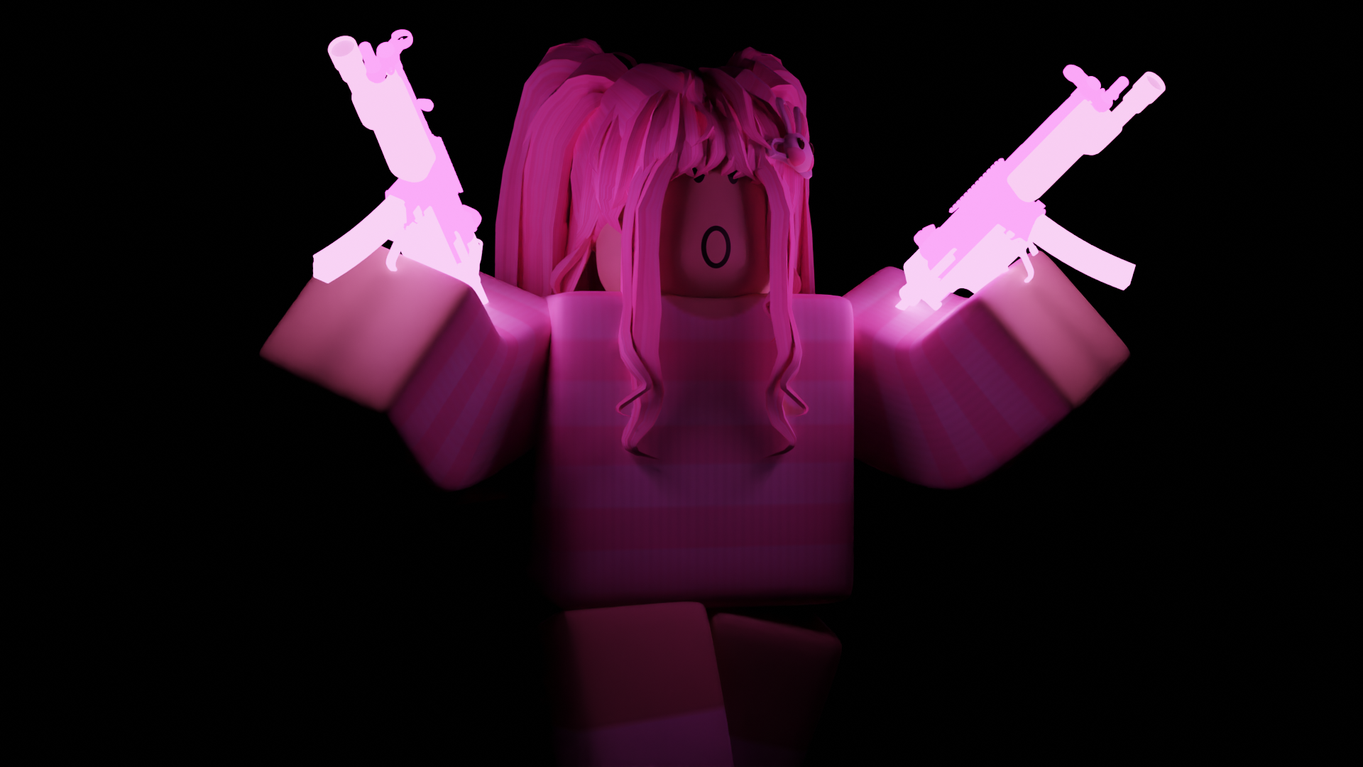 Girly roblox logo!, pink cute roblox HD wallpaper