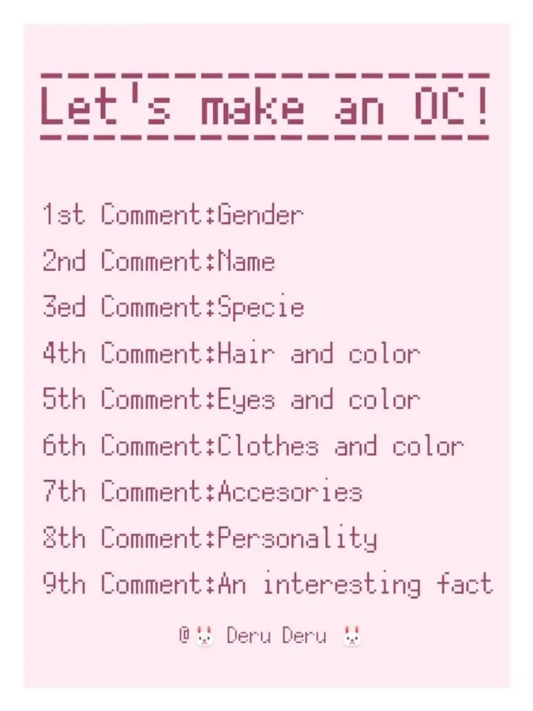 Ay People Lets Make An Oc Fandom