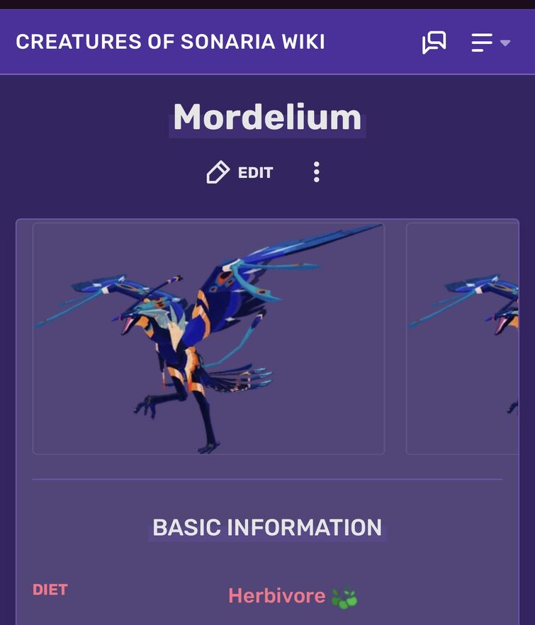 Mordelium, Creatures of Sonaria Wiki
