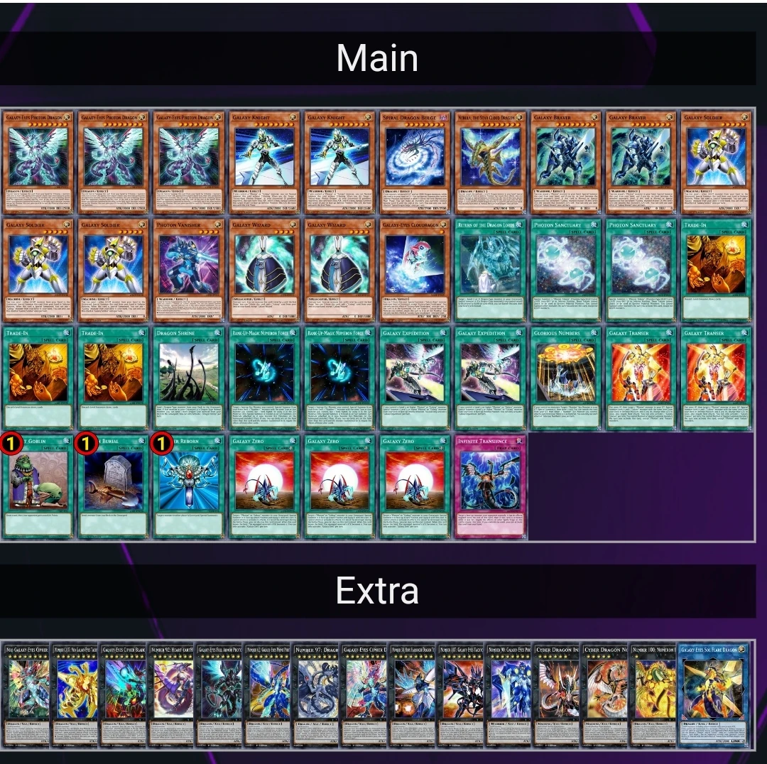 yugioh galaxy eyes deck 2023 YU-GI-OH! ZEXAL main image 1
