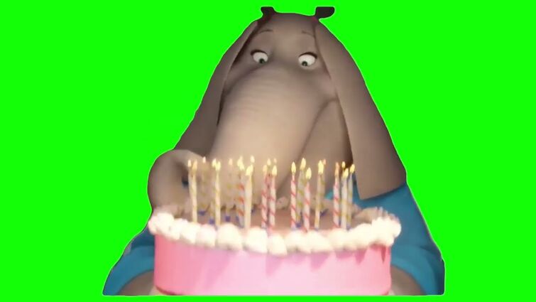 That Annoying Fat Elephant B**** from "Sing" Singing Happy Birthday - Green Screen