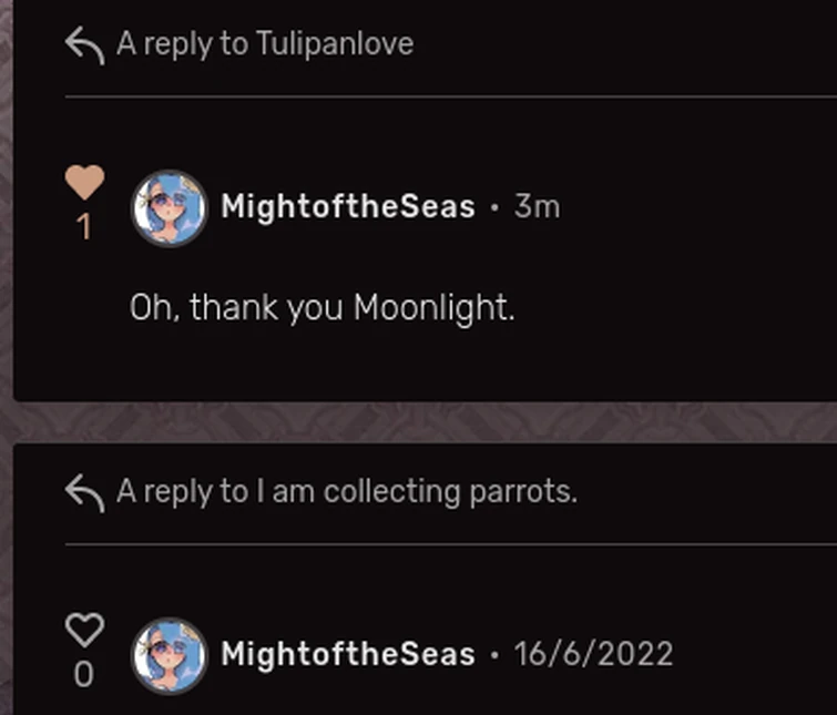Rp accounts be like ( Look at the time between ) Fandom
