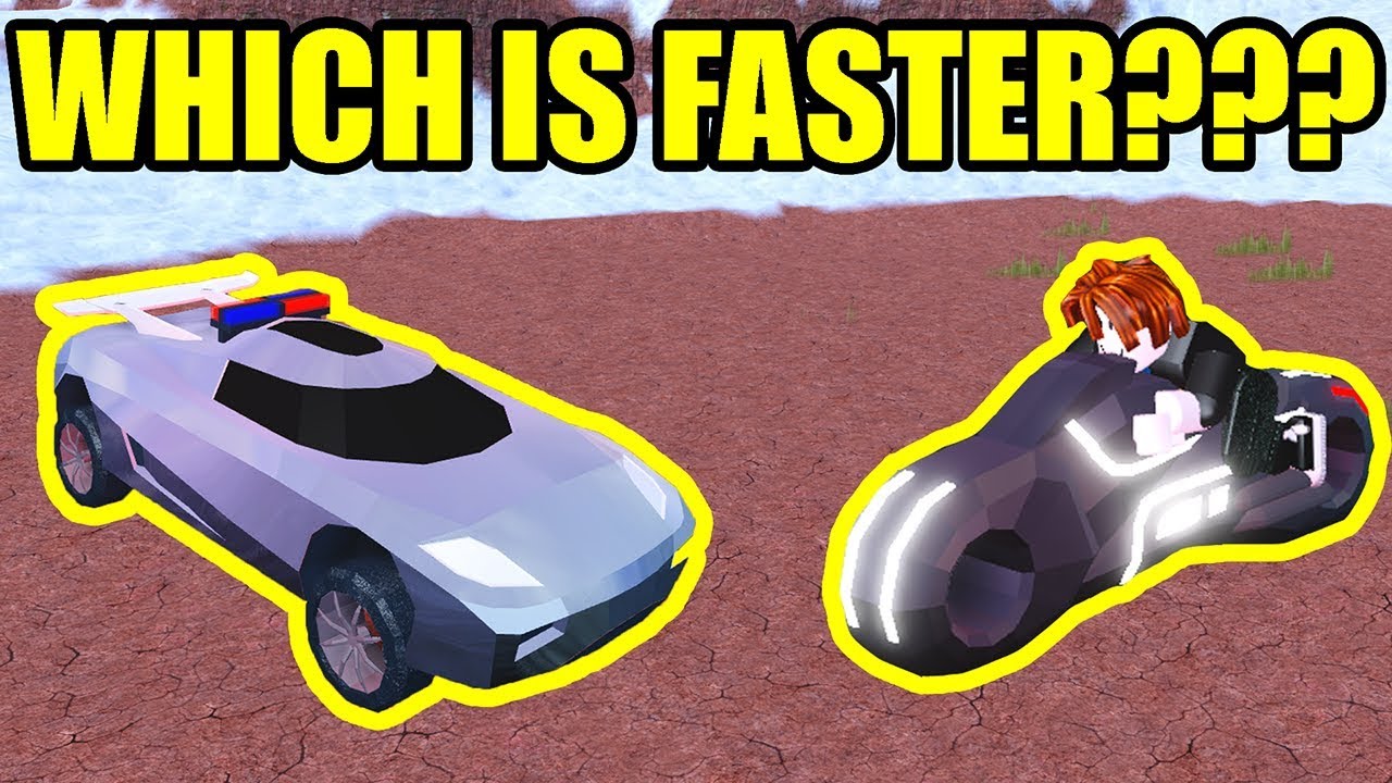 Roblox Jailbreak Car Speeds