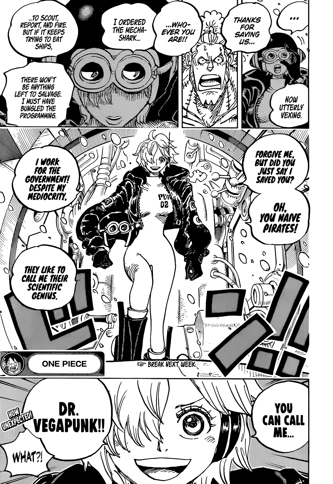 Dr. Vegapunk] One Piece Chapter 1061 Spoilers, Raw Scans, Release Date -  Anime Troop