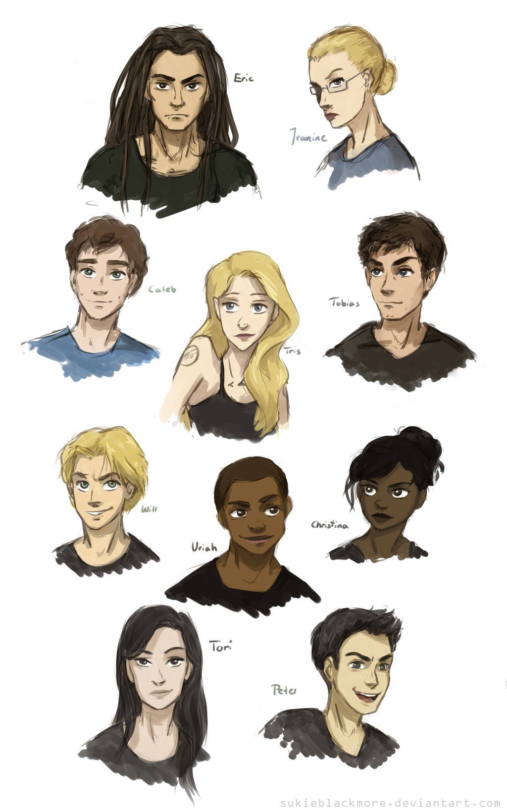 divergent fan art tobias