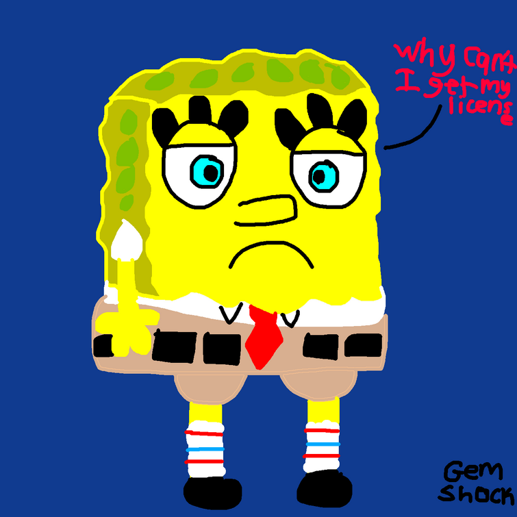 ART] Sad Spongebob
