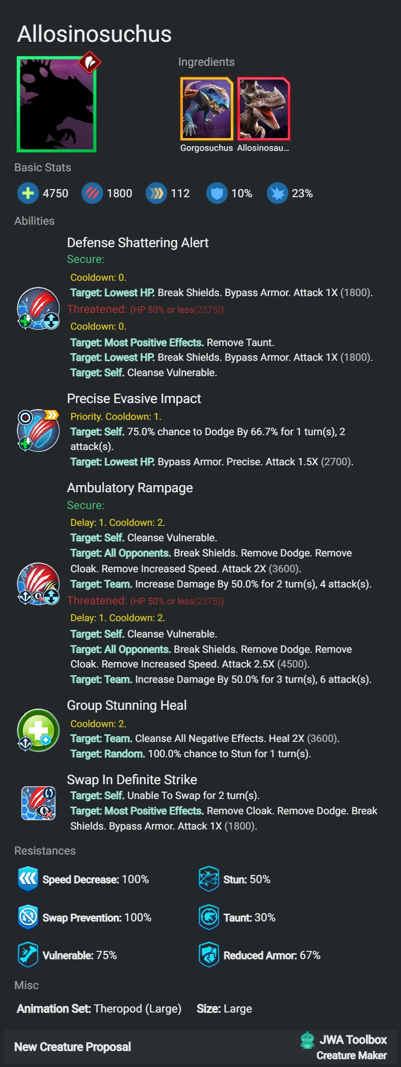 Nice creatures I made in paleo.gg Fandom