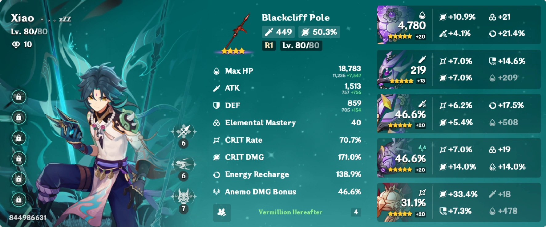 how could I improve my xiao build? /rate my xiao build Fandom