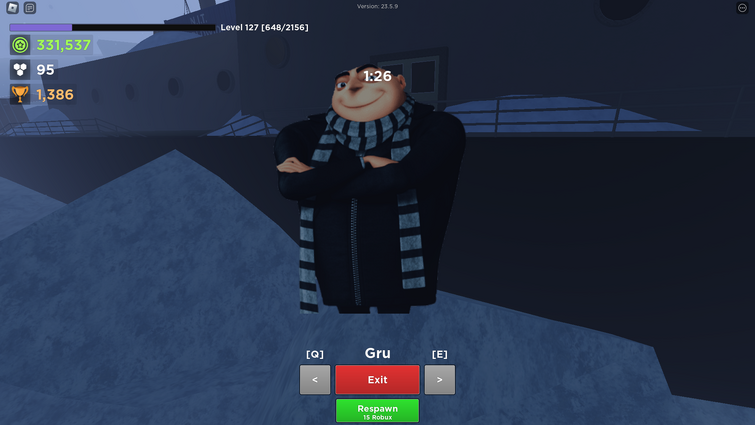 Gru, Roblox Evade Wiki