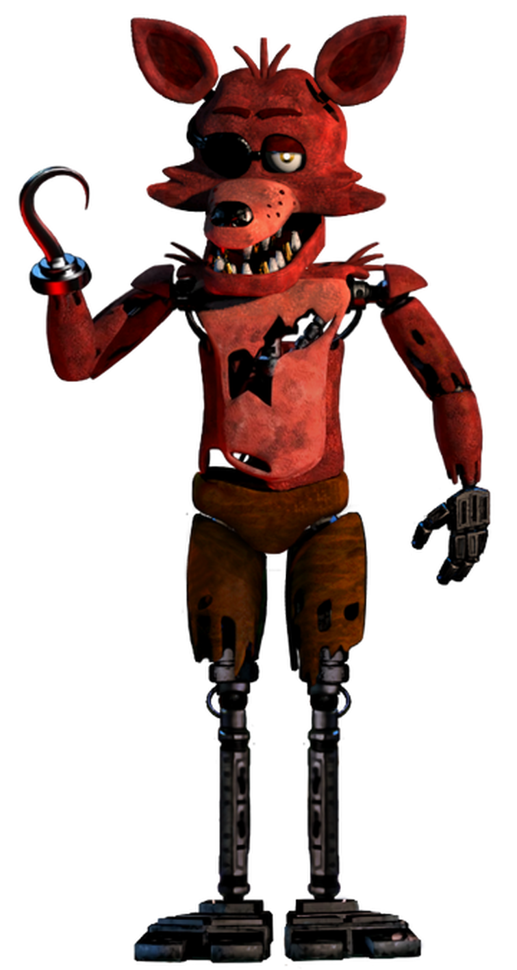 Fixed Withered Foxy Edit! (Original model -->    : r/fivenightsatfreddys