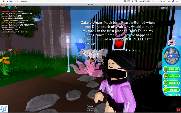 Ive Seen This Heart Thing Everywhere What Is It On Top Of The Girls Head Fandom - bullying roblox everywhere