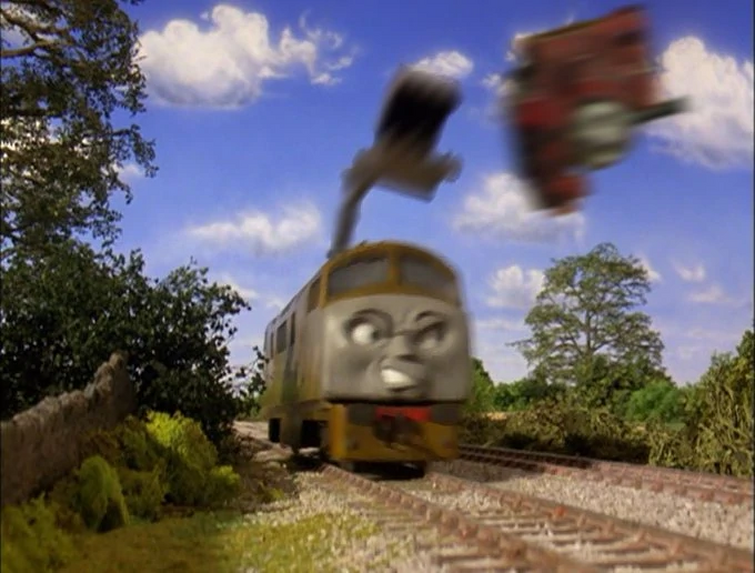 Волшебная железная дорога. Thomas and дизель 10. Diesel 10 Thomas and friends.
