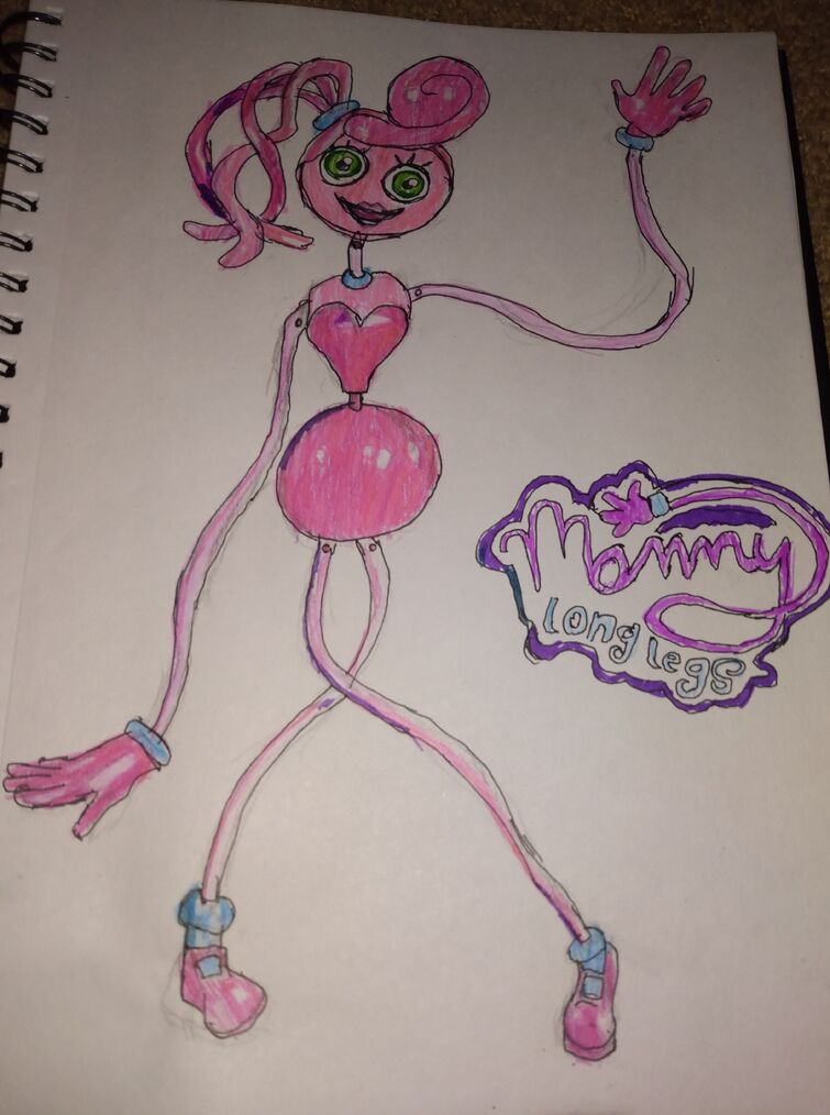 How To Draw MOMMY LONG LEGS - POPPY PLAYTIME 3 