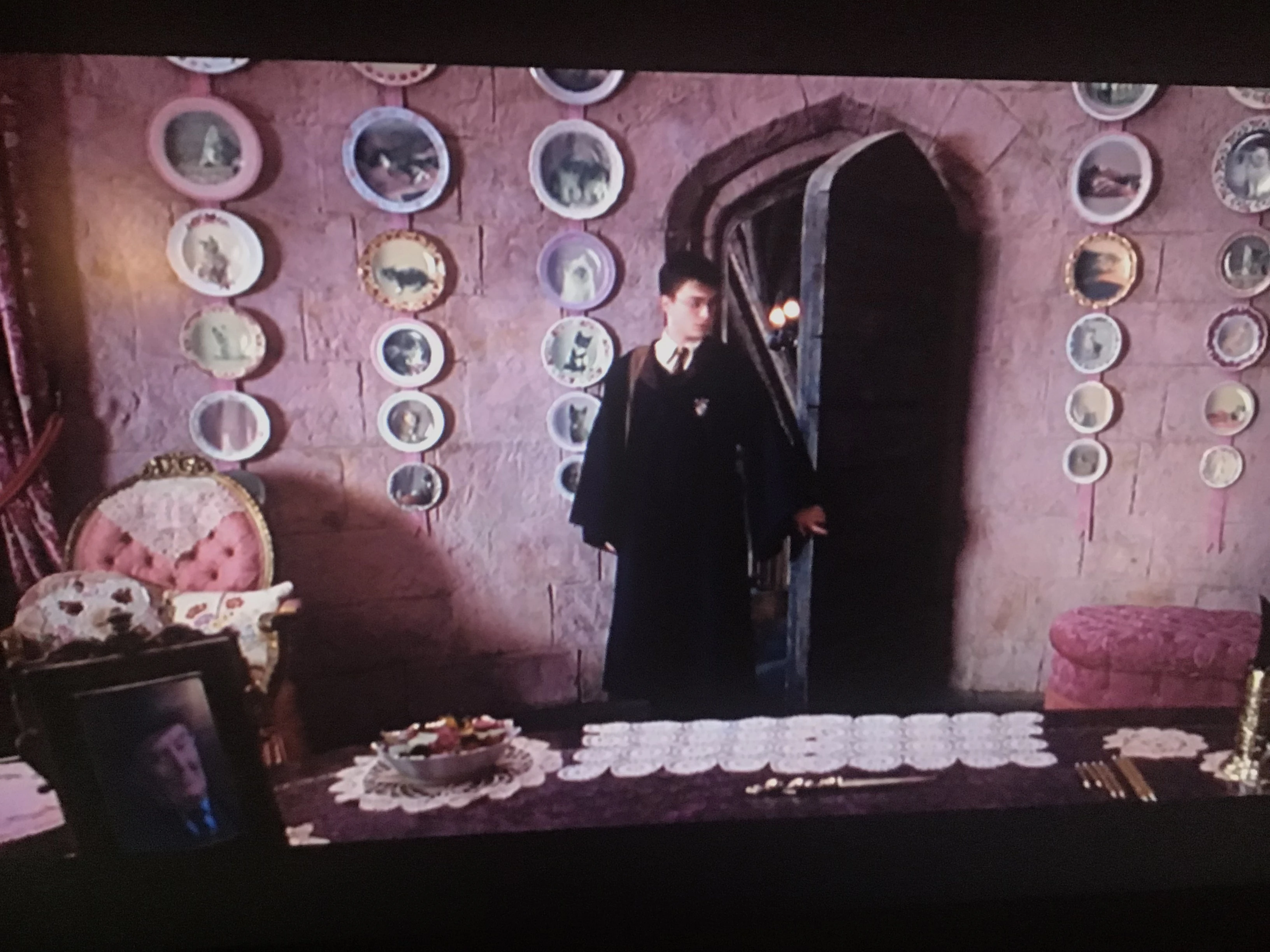 In this scene you can see that Umbridge (aka Hippo of Hogwarts) Has a picture of Fudge Fandom