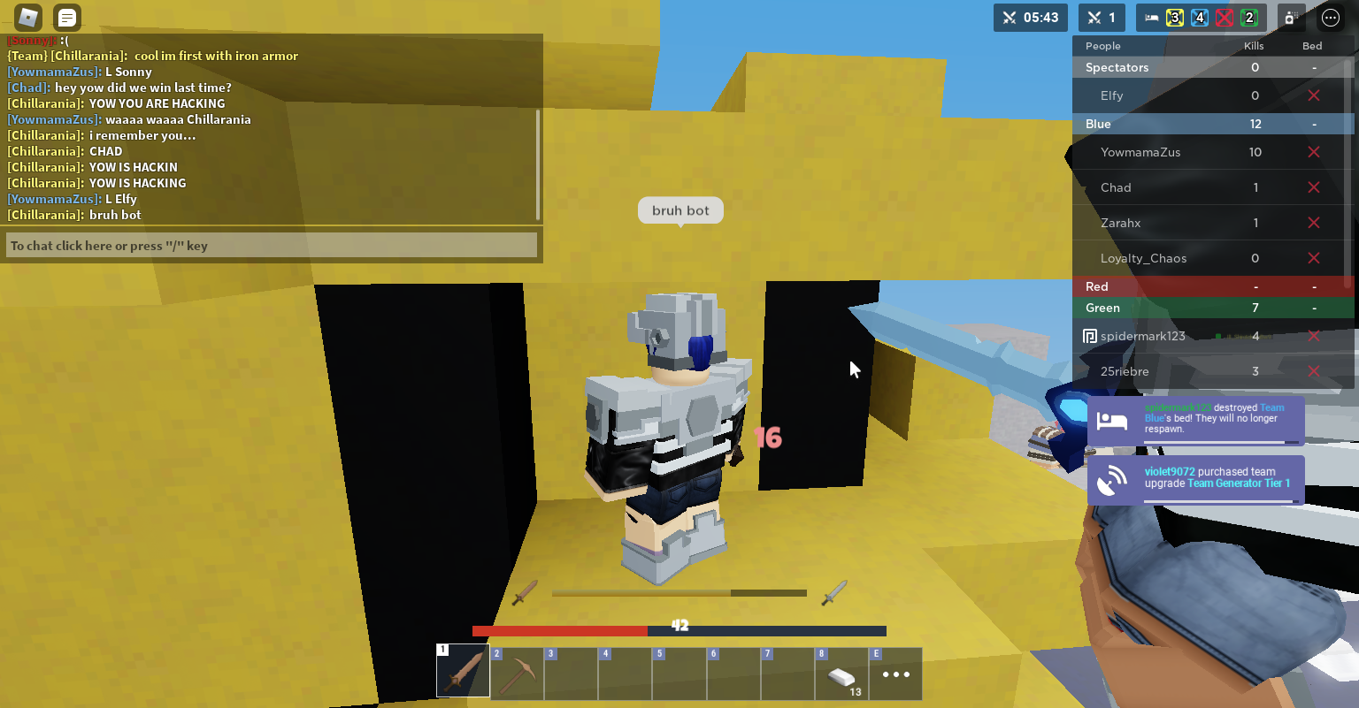 You Met The Hacker! - Roblox