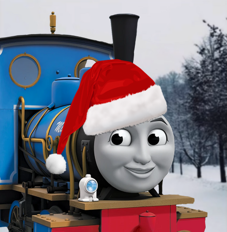 Narrow gauge engine Christmas cult pfps