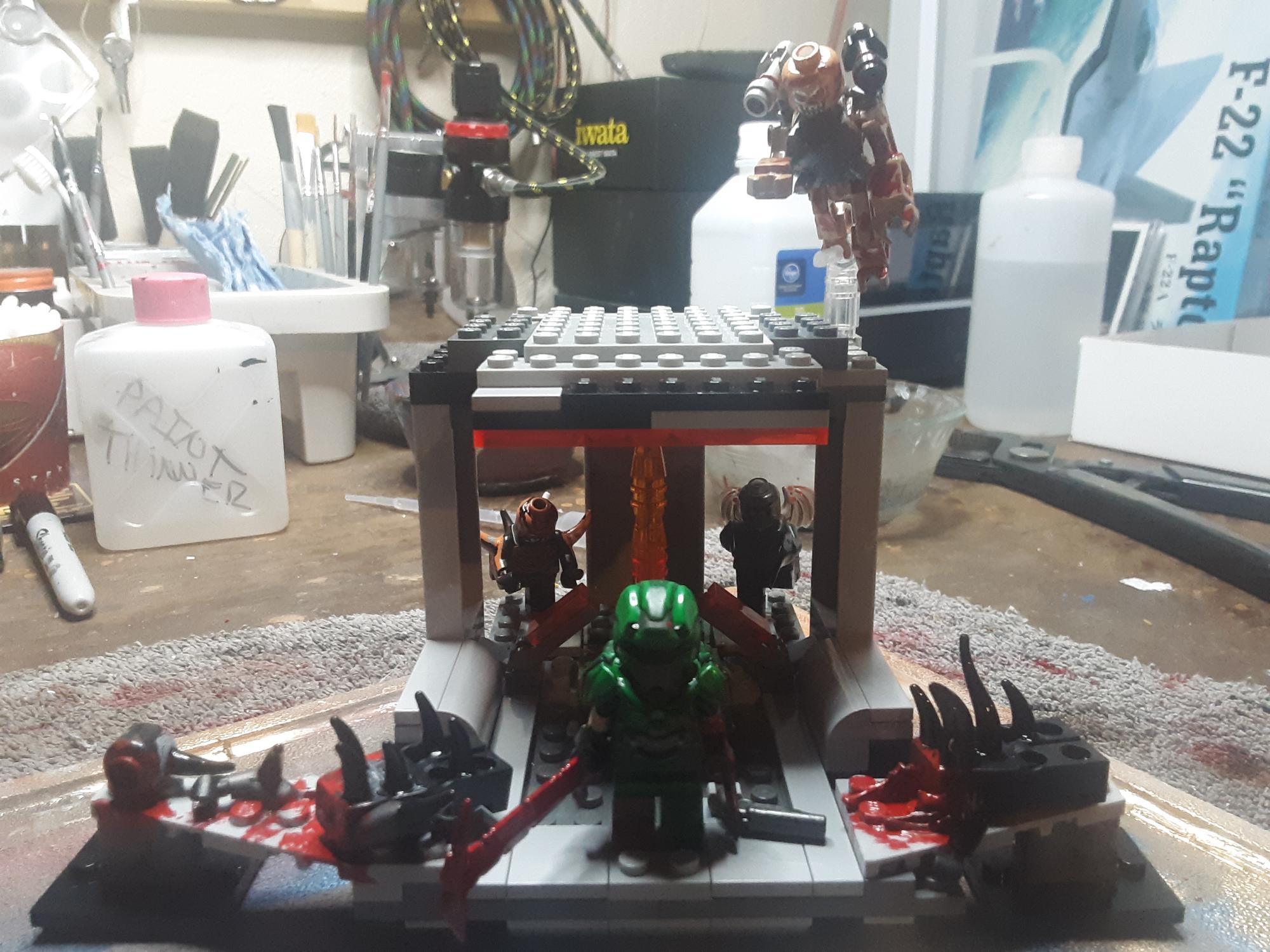 Lego Doom eternal display Fandom