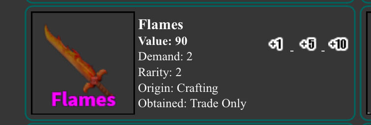 value of flame mm2｜TikTok Search