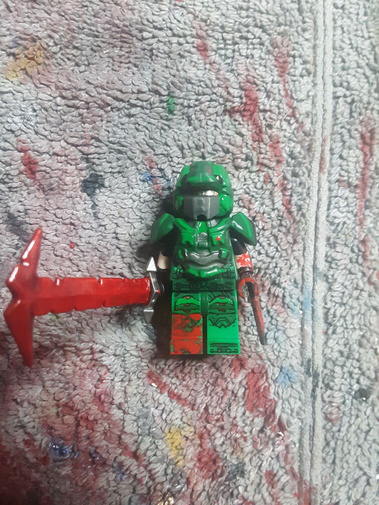 Lego Doom eternal display Fandom