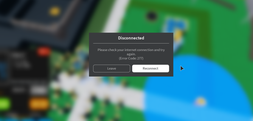 Roblox Code Error 277