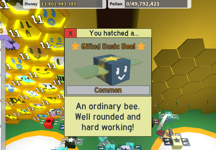 19b honey from a code #beeswarmsimulator #honey #19b