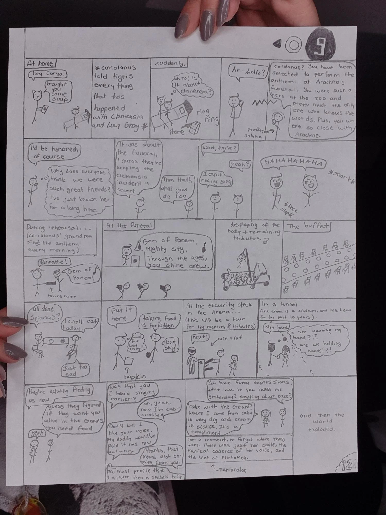 CHAPTER 9 THE BALLAD OF SONGBIRDS AND SNAKES GRAPHIC NOVEL | Fandom