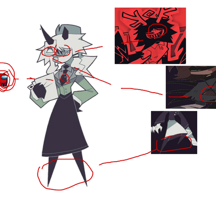 Miss Grace kinda referenced every antagonists (idk about miss circle ...