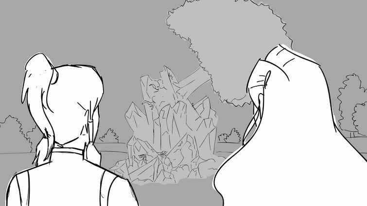 Hercules Garden Scene-- Korra Edition