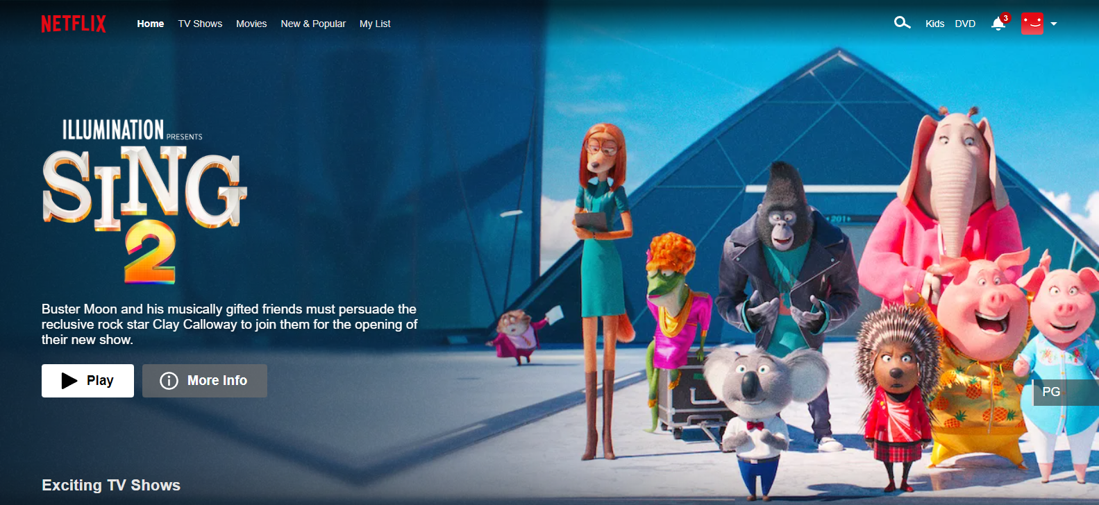 Netflix sing hotsell