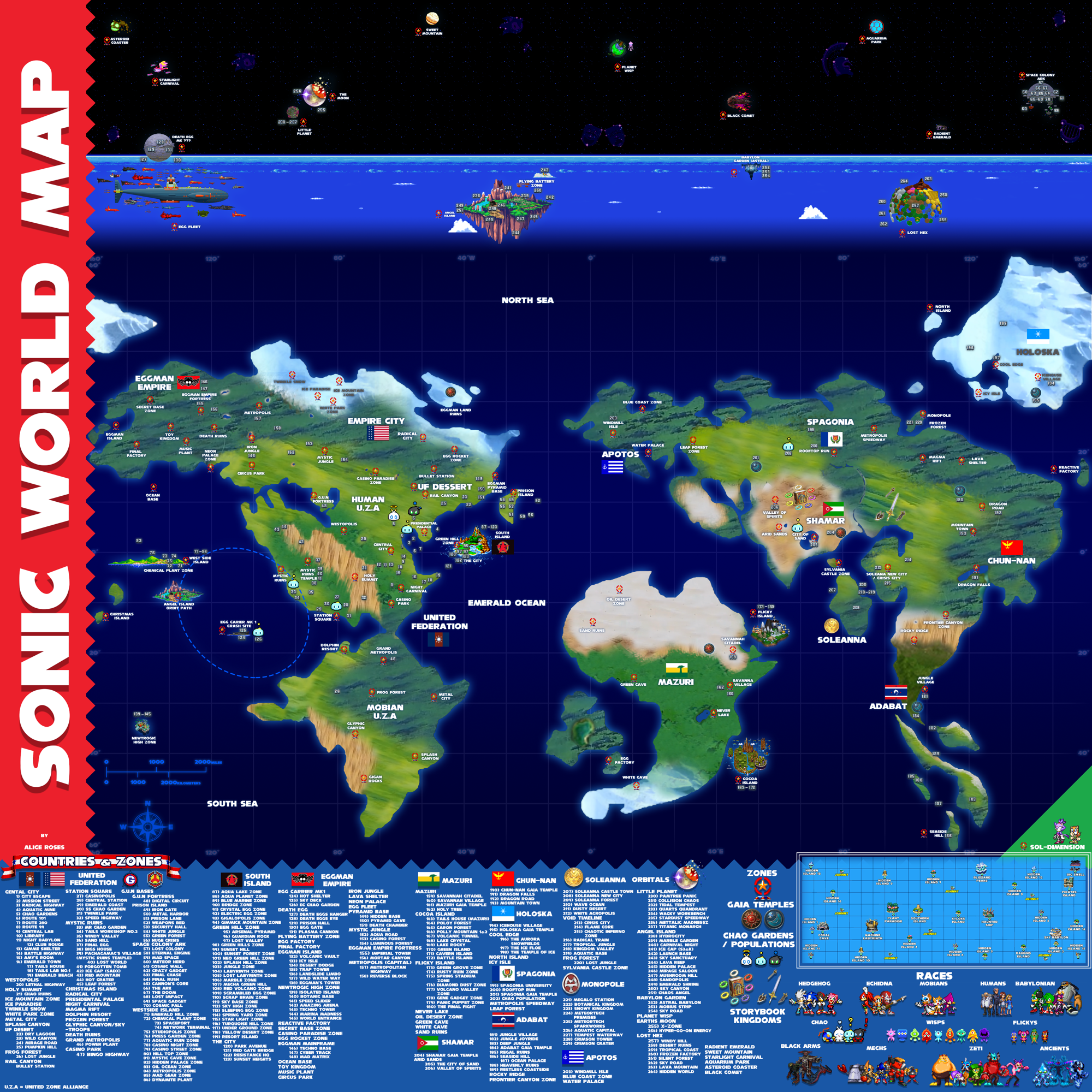 Sonic The Hedgehog - Maps - SMS Power!