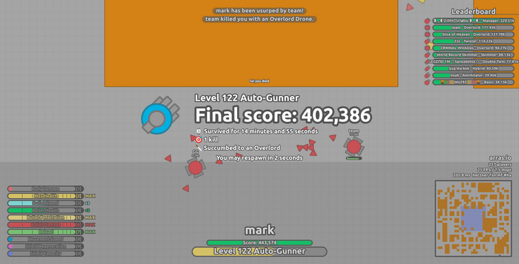 WORLD RECORD, DIEP.IO 2.0