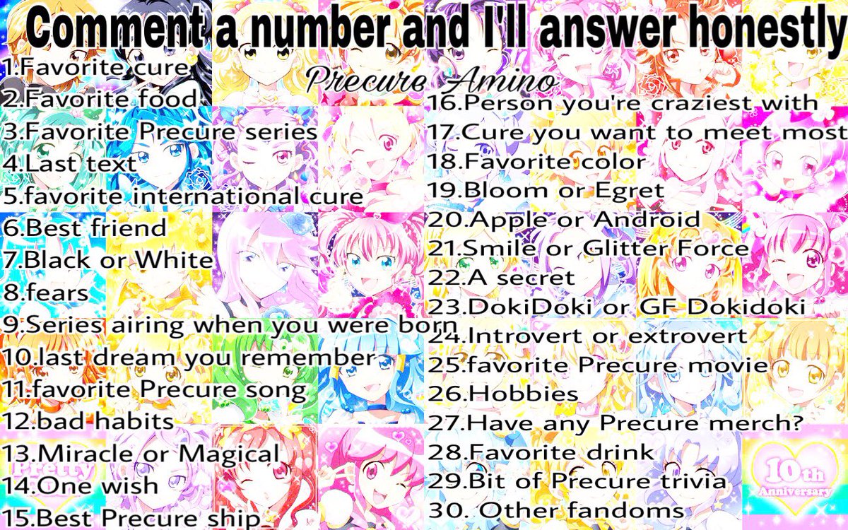 Pick a number and I'll answer honestly! | Fandom