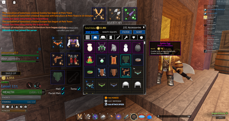 vetex on X: Here's what the stats UI looks like in Arcane Odyssey, also  every possible build type  / X