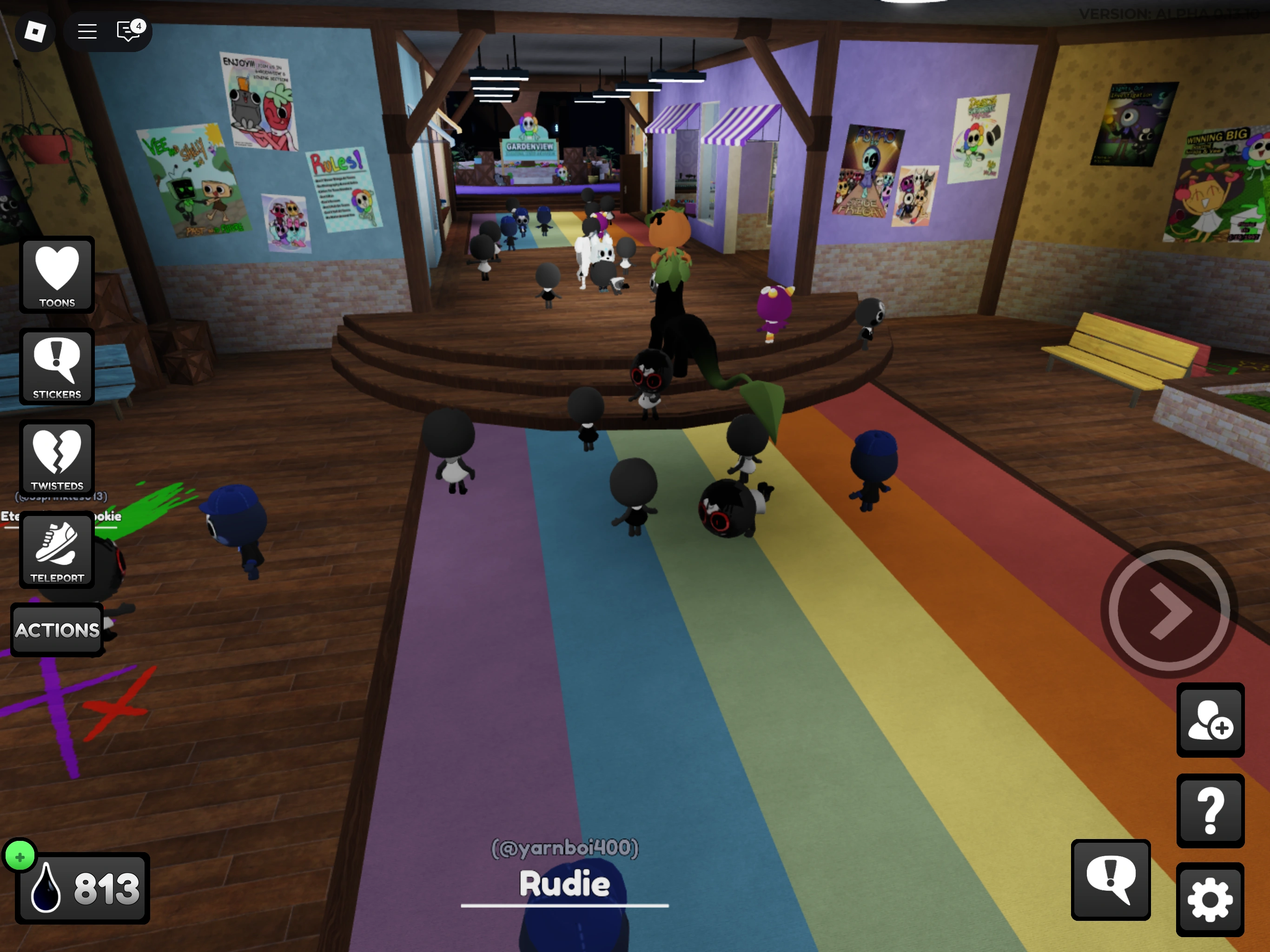 Dandys world rp lobby after the new update today | Fandom