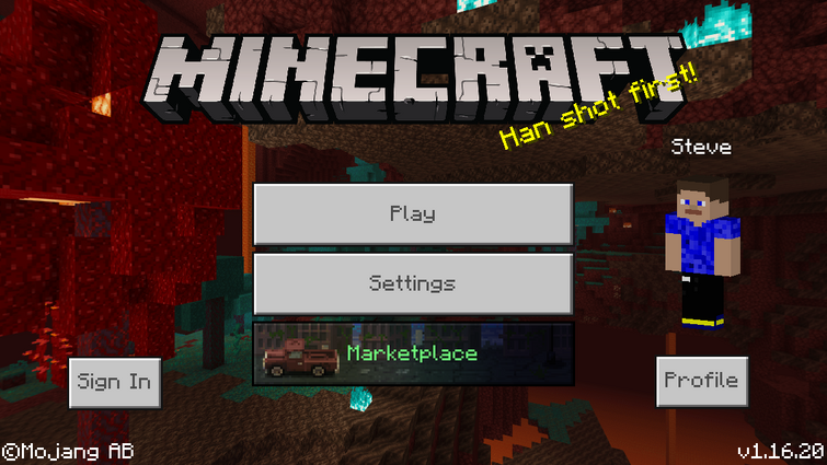 Hey guys! I created a mojang account, and went to play on 1.16