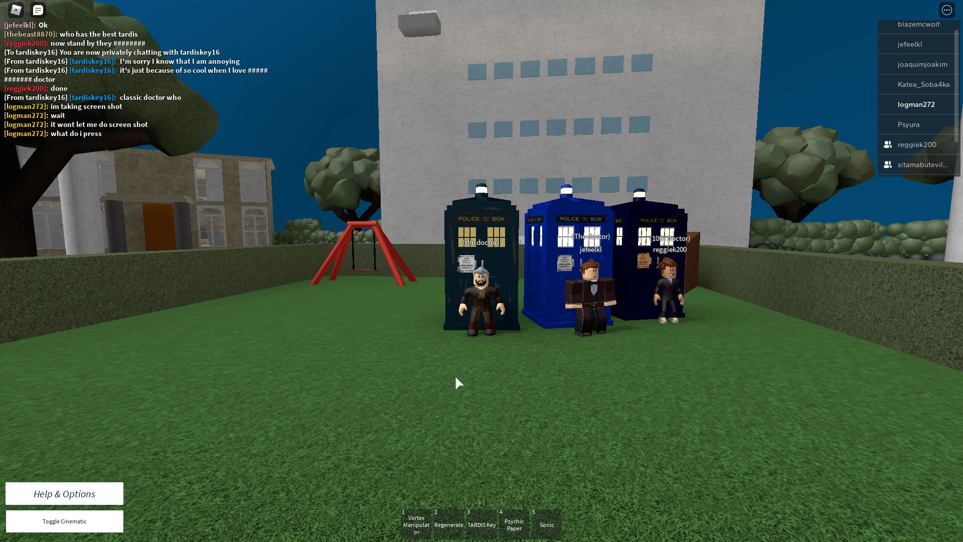 Roblox 10th Doctor Tardis