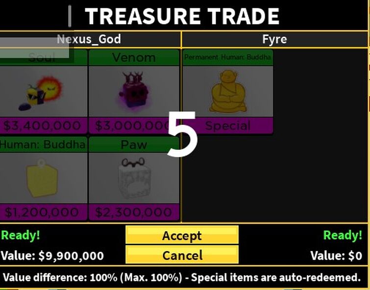 I got PERMANENT BUDDHA by doing these TRADES in Blox Fruits! 👊😱 