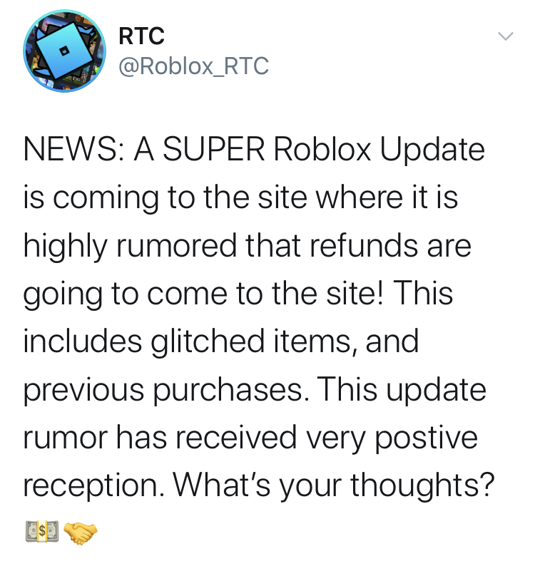 Let S Hope This Is True Fandom - can you refund robux