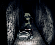 The Waiter being stunned by the flashlight