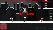 The menu's appearance during Winter