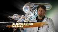 As Dr. David Rainer explains what is the cause of death from the Demon Core, the CGI footage shows two skeletons representing Somad and Siraki being exposed to a massive surge of radiation from the experiment's completion