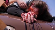 "Go to Hell, you freak!" - The narrator expressing complete hatred of Mason as it shows his extremely deserved demise for his completely unwanted and obscene actions done towards female corpses