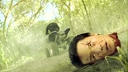 "Heads! You lose!" - Ting's demise as his headless corpse keeps on going on his ATV while his lifeless head stays on the ground