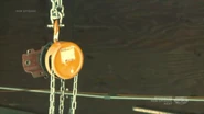The chain holding it up: Made in China.