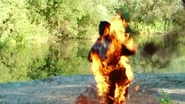 Human Torch, he aint.