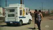 What you may think is someone selling frozen treats and ice cream...