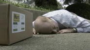 He stole the wrong box, and wound up...returned to sender.