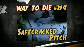 Victim grab a safe, and dies in the number 214.