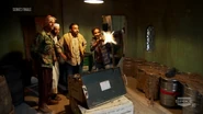 Hadal starts demonstrating the use of the AK-47 to show Habib and the two Al-Qaeda operatives, but with one problem...