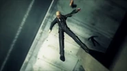 ...as soon as he hits the ground...